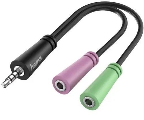 Hama Audio-Verbindungskabel/Adapter 3,5-mm-Audio-Klinke-Adapter