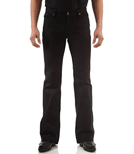 Comycom Bootcut Hüftschlaghose schwarz 31/32