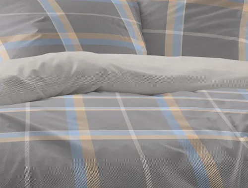 Irisette Bettwäsche Set 155x220 Mako Satin in grau von Irisette