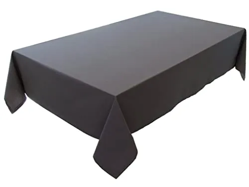 Hochwertige Tischdecke Tischwäsche aus 100% Baumwolle Kollektion Konzept, Farbe & Größe wählbar (Tischdecke - 150x350cm, Basaltgrau)