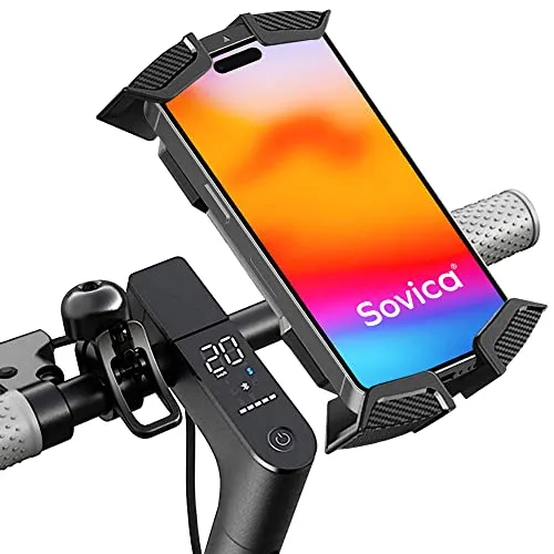 E Scooter Handyhalterung - Universell Kompatibel mit Smartphones bis 7,5