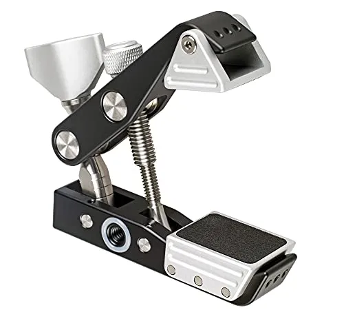 ayex Multifunktionsklemme bis 5kg belastbar eignet Sich für Kugelköpfe Aller Art und als Klemmstativ für gewichtige Kameras Edelstahl & Aluminium