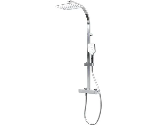 Schulte Duschmaster Square Rain II mit Thermostat in weiß von Schulte