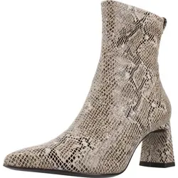 Tamaris Damen 1-25315-45 Stiefelette Beige Snake, 40 EU - Wanderschuhe mit elegantem Blockabsatz und Antislide-Technologie für sicheren Halt. Der patentierte Antishokk-Stoßdämpfer schont die Gelenke und sorgt für Komfort bei jedem Schritt.