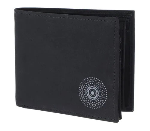 OXMOX Geldbörse Querscheinbörse, mit RFID-Blocker Schutz