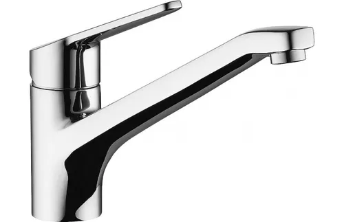 KWC Isla Spültischmischer, Niederdruck, Schwenkauslauf - Armaturen mit verchromter Oberfläche, ideal für Küchen mit Niederdrucksystem. Schwenkauslauf und hohe Durchflussmenge von 14 l/min für optimale Nutzung.
