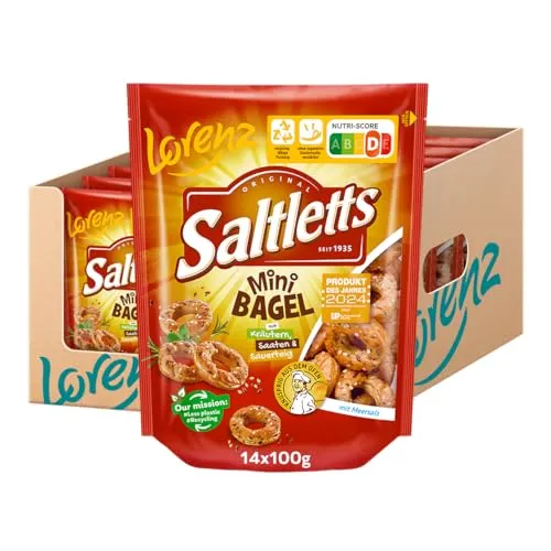 Lorenz Saltletts Mini Bagel 100 g von Lorenz Snack World
