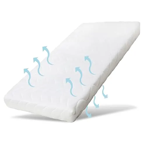 Ehrenkind Babymatratze Pur - 8 cm hoch für Babybett - Matratze aus hochwertigem PUR-Schaum, ideal für Babys bis 30 kg, OEKO-TEX® zertifiziert für sichere Schlafumgebung, gratis Versand!