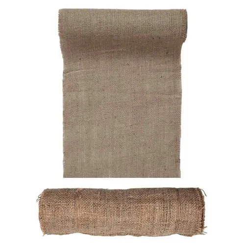  Jute Tisch Läufer Stoff Tisch Deko Natur Vintage Rustikal Grobmaschig 1,98€/m