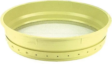 BauKreis 4 mm / Ø 500 mm Metall Mesh Sieb - Robustes Metall Mesh Sieb mit 4 mm Maschenweite, ideal für präzises Filtern und Sieben in Bau und Garten.