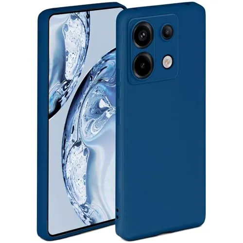 ONEFLOW Soft Case für Redmi Note 13 Pro 5G Hülle aus Silikon mit Kameraschutz, Silikonhülle mit erhöhtem Schutz fürs Display, Backcover Schutzhülle, weiche Handyhülle, Blau