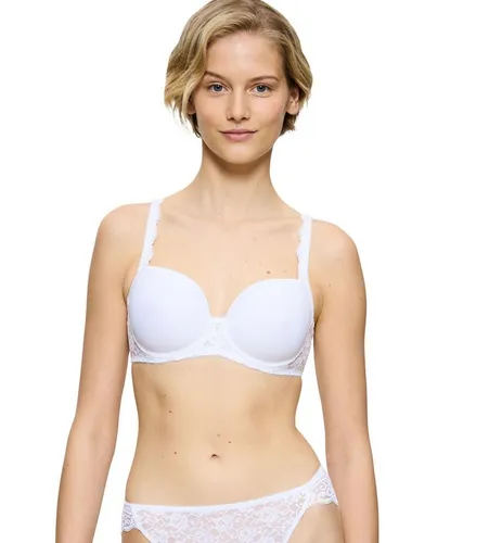 Triumph Damen Amourette Wp Bra, Weiß, 75D EU - Funktionsunterwäsche, leichter und atmungsaktiver Spacer-BH mit Bügel für optimalen Tragekomfort und eine schmeichelnde Passform dank tiefem Rückenausschnitt.