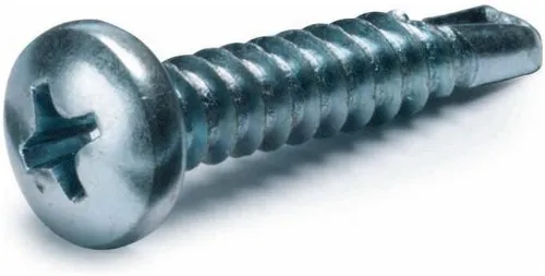 Cimco Blechschraube selbstbohrend mit Halbrundkopf, 4,2 x 25mm PH2, 100 Stück (190426)