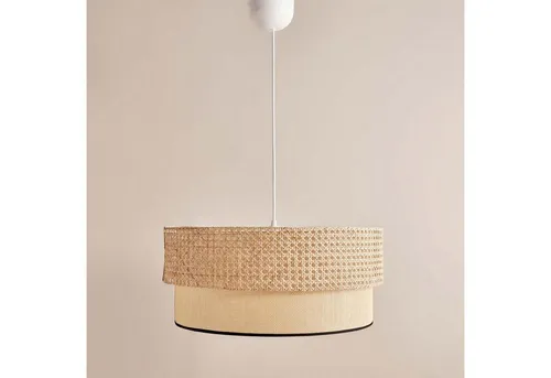 Opviq Kronleuchter 100% RATTAN, 20 cm N4564