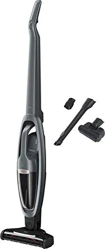 AEG Akku-Handstaubsauger QX8-2-ANIM grau - Stabstaubsauger mit kraftvollem Akku, ideal für flexibles und kabelloses Reinigen