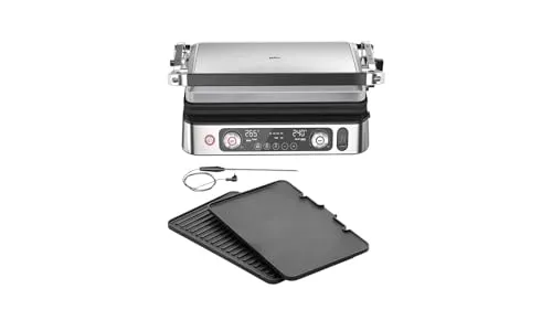 BRAUN Multigrill 9 Pro CG 9160 Kontaktgrill - Vielseitiger Kontaktgrill mit 2200 W Leistung für perfekte Grillresultate, ideal für Grillliebhaber und kreative Kochabende.
