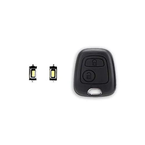 1neiSmartech Schutzhã¼Lle Fã¼R Motorroller Mit 2 Tasten Und Fernbedienung Fã¼R Toyota Aygo - Citroen C1 C2 C3 C4 - Peugeot 107 207 307 + Due Micro Pulsanti No Tronder