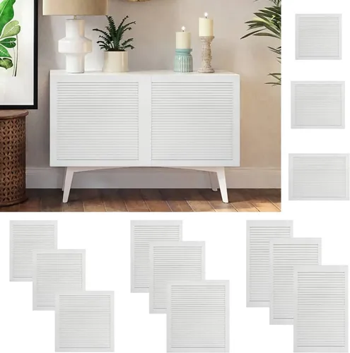 Maison Exclusive Schranktür Lamellen-design Weiß 99,3x39,4 Cm