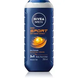 NIVEA MEN Sport Duschgel 250 ml - Körperpflegeprodukte mit erfrischendem Sportduft, ideal für aktive Männer, die nach dem Sport schnell erfrischen möchten.