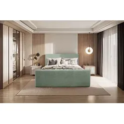 Kaiser Möbel Boxspringbett LAMM Sven Grün 120x200 cm in grün von Kaiser Möbel