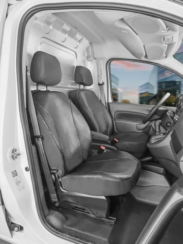 WALSER Autositzbezug für Ford Transit Couri, 7-tlg. - Autositzbezüge für Ford Transit, passgenau aus hochwertigem Soft Nappa Kunstleder, schützen vor Verschmutzung und Abnutzung, einfache Montage durch vorgestanzte Öffnungen.