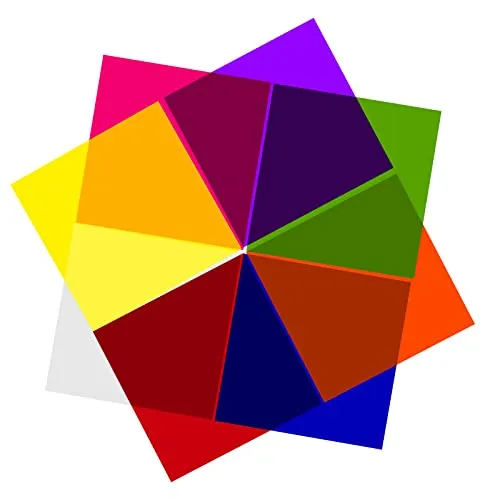 SAVITA 120 Stück 19cm Cellophanfolie Bunt, Quadratisch Farbige Transparent Folien Bunte Transparency Film zum fensterfolie Basteln von Basteln Kunstwerken Sammelalben Alben Dekoration