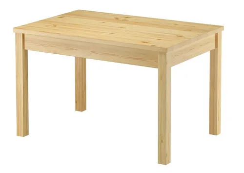 ERST-HOLZ Küchentisch 75 x 120 Kiefer - Esstisch aus massiver Kiefer, ideal für 4-6 Personen, pflegeleicht und robust. Ein zeitloser Klassiker, der jedem Einrichtungsstil schmeichelt und mit der Zeit an Charakter gewinnt.
