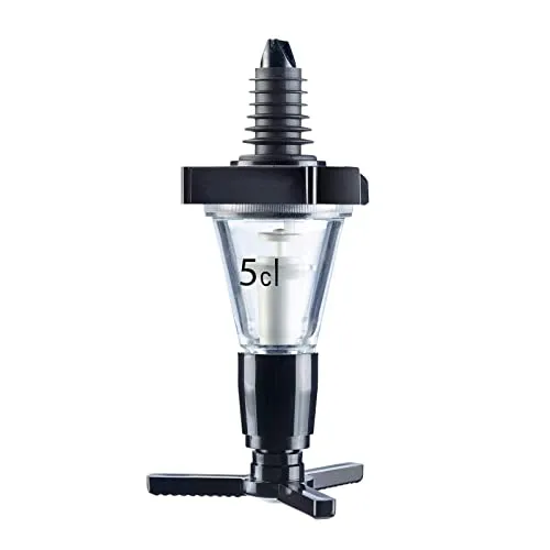 Westmark Dosiergerät, Dosierung pro Ausguss: 5 cl, Kunststoff, Standard, Schwarz/Transparent, 92502260