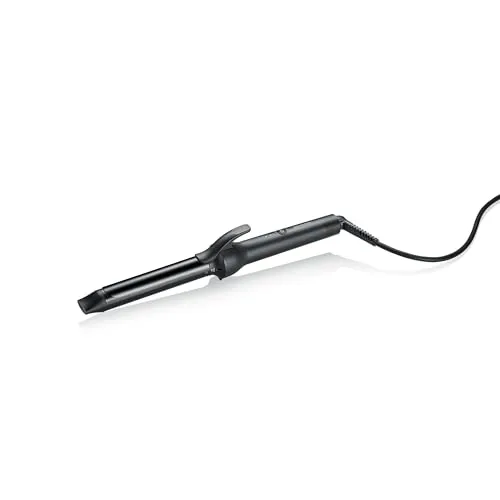 Severin Lockenstab, 25mm, Keramikbeschichtung, drei Temperaturstufen (160°C, 190°C, 210°C), feines bis kräftiges Haar, natürliche Wellen, Ionen-Technologie, schnelles Aufheizen, schwarz, LS 0822