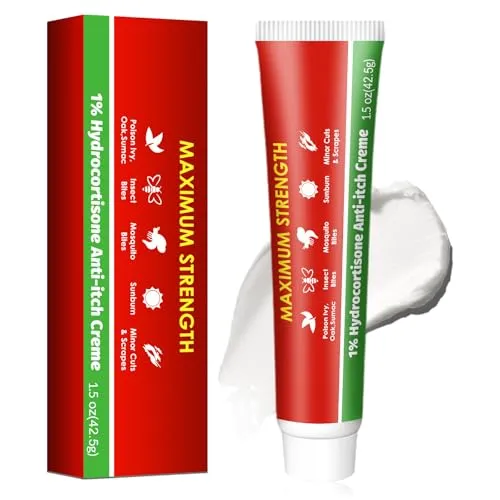 42.5g lindert Juckreiz Creme,Körpercreme Geeignet bei Insektenstichen,schnelle Wirkung gegen Juckreiz, Effektive beruhigt Körper und Gesicht