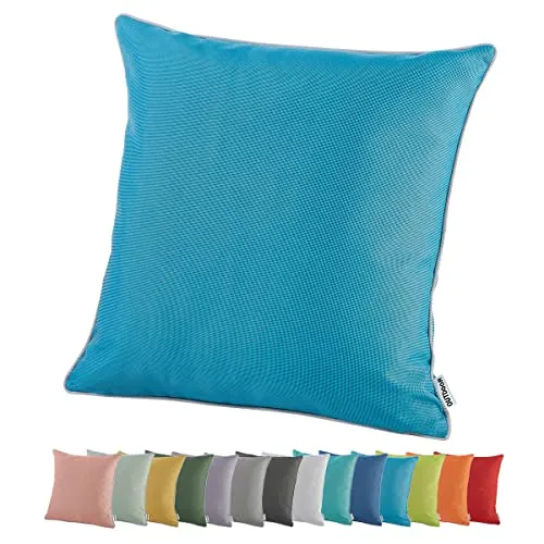 Zierkissen Blau von Heimtexland