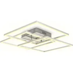 B.K.Licht LED Deckenleuchte 3-flammig - Moderne Deckenlampe mit schwenkbaren LED-Modulen für individuelle Lichtgestaltung. Ideal für Wohnzimmer, Büro und mehr, sorgt für warmweißes Licht (3000K) und eine angenehme Atmosphäre.