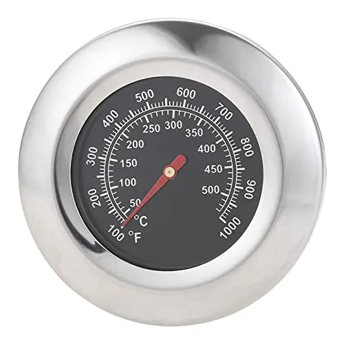 Hicello Thermometer Grill BBQ Deckelthermometer Barbecue Pit Smoker Grill Thermometer 100°F