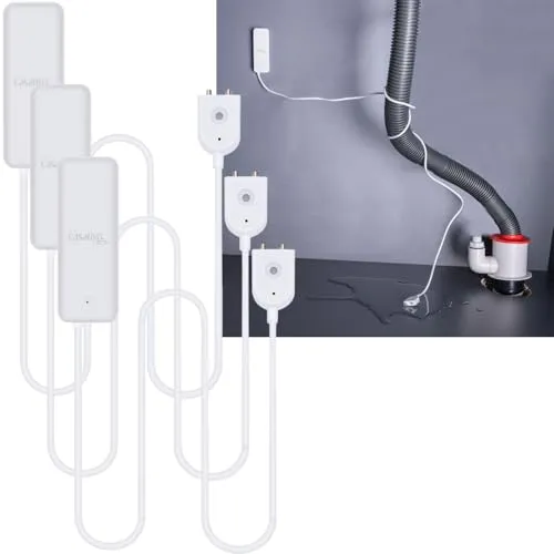 Casativo 3er-Set WLAN-Wassermelder mit externem Sensor
