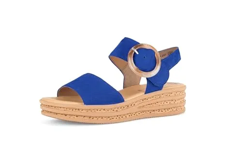 Gabor Damen Plateausandalen - Wanderschuhe, bequeme Plateausandalen mit dickem Sohle und Klettverschluss, ideal für den Sommer und Freizeitaktivitäten.