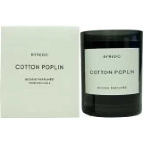Byredo Bougie Parfumée Cotton Poplin 240 g - Luxuriöse Duftkerze mit 240 g, die ein frisches und sauberes Ambiente schafft – perfekt für stilvolle Wohnräume.