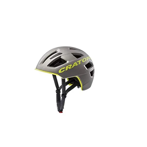 Cratoni C-Pure Unisex Fahrradhelm – Anthrazit, Einheitsgröße - Fahrradhelm für Stadtfahrten, innovatives Design und hohe Sicherheitsstandards für optimalen Schutz.