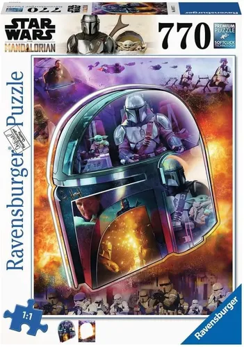Star Wars The Mandalorian Helmet 770 Teile Puzzle Ravensburger 16917