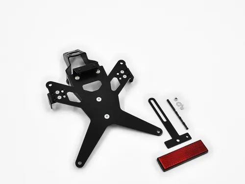 ZIEGER Kennzeichenhalter X-Line für MV Agusta F3 675 - Sonstige Elektroinstallationsartikel, hochwertiger Kennzeichenhalter in schwarz, inklusive Montagematerial für einfache Installation.