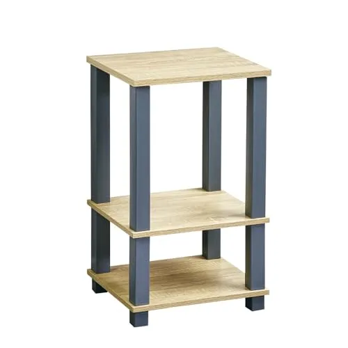 Kesper Regal aus MDF in Somona Eiche Dekor - Regal aus FSC-zertifizierter Faserplatte mit 3 Ablagen für Bücher und Dekoration. Modernes Design und kompakte Maße (34x58,5x29 cm) ideal für kleine Räume.