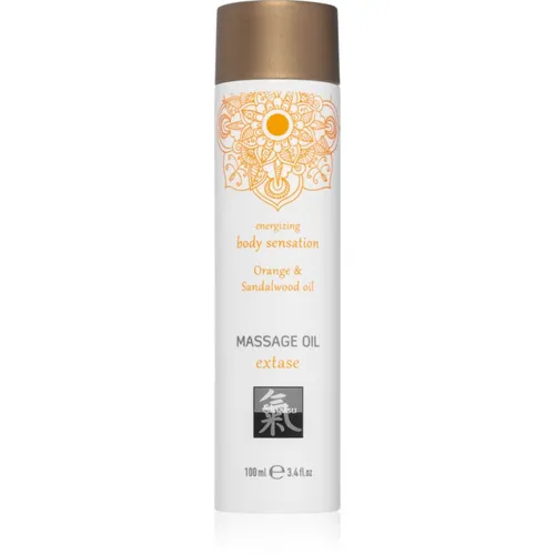 HOT Shiatsu Massageöl für den Körper Exstase Orange & Sandalwood 100 ml