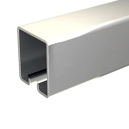 Schiebetorbeschlag SLID'UP 1700-150, Stahl-Laufschiene 195 cm, 40x50 mm, 1 Tor bis 150 kg je Tor, für hängende Tore, Industrie