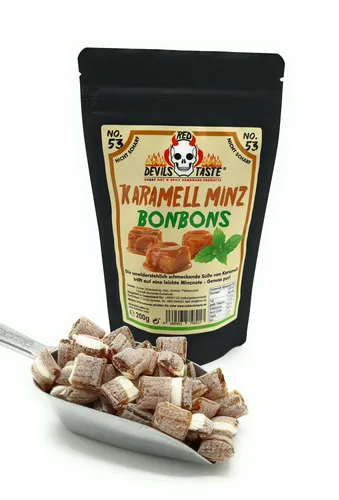 No.53 Karamell Minz Bonbon – karamellig süß & erfrischend mild 200 g Hotskala 0