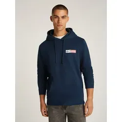 Tommy Jeans Herren Hoodie Entry Graphic - Lässiger Kapuzenpullover in Blau, XXL - Kapuzenpullover für Herren, zeitloses Design mit hohem Tragekomfort, ideal für Sport und Alltag, aus 100% Baumwolle, maschinenwaschbar und trocknergeeignet.