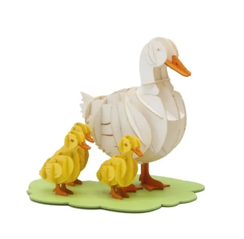 Fridolin 3D Papiermodell - Gänse-Familie von Fridolin