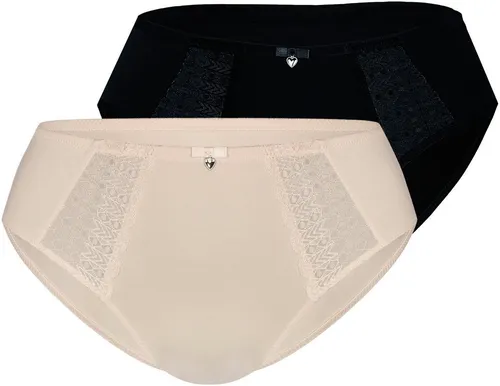 Sassa Slip Lovely Secret (2er Pack) mit Spitzeneinsatz