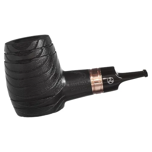 Rattray's Pfeife Devil's Cut G Black – Esche, 9mm Filter - Elegante Rattray's Pfeife aus Esche mit geradem Holm und schwarzem Acryl-Mundstück. Ideal für genussvolle Pausen und stilvolles Abstellen.
