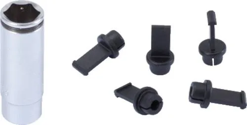 KS TOOLS PSG-Glühkerzenstecknuss SW12 - KFZ-Werkzeuge, hochwertige 6-Kant Stecknuss aus Chrom Vanadium Stahl für zuverlässigen Einsatz bei Glühkerzenwechsel, ideal für Profis und Hobbymechaniker.