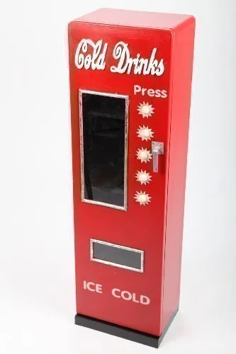 point home Design-Schrank Cold Drinks, Retro, rot, 88cm von PointHome