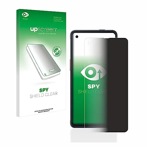 upscreen Anti-Spy Blickschutzfolie für Samsung Galaxy XCover Pro Made in Germany, Privacy Screen Displayschutz-Folie [Sichtschutz, Blaulichtfilter]